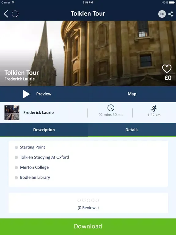 Oxford City Guide iPad  스크린샷