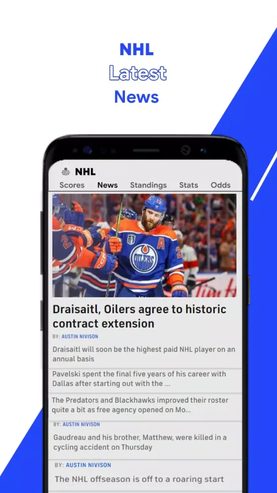 Tangkapan layar Live Streaming for NHL & NBA
