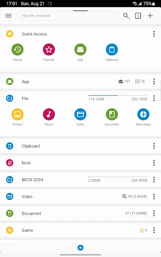 FV File Explorer Screenshots