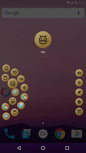 Tangkapan layar fooViewTheme - Black Golden