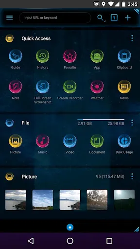 fooViewTheme - Mysterious Blue Screenshots