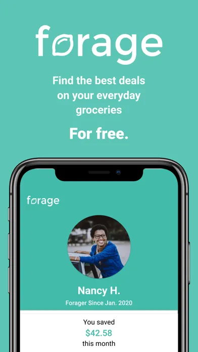 Tangkapan skrin Forage Grocery