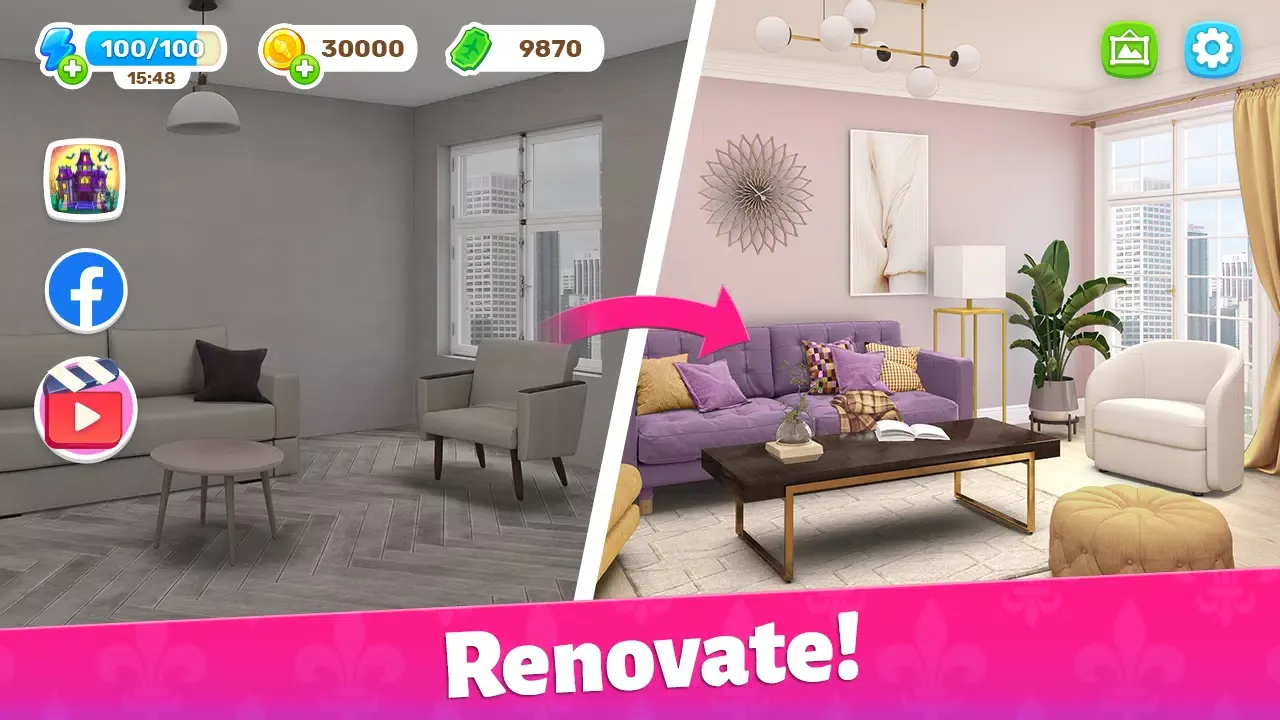 Capturas de pantalla de Color House - Design Makeover