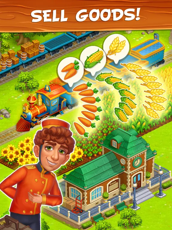 Скриншоты Farm Island - Journey Story iPad 