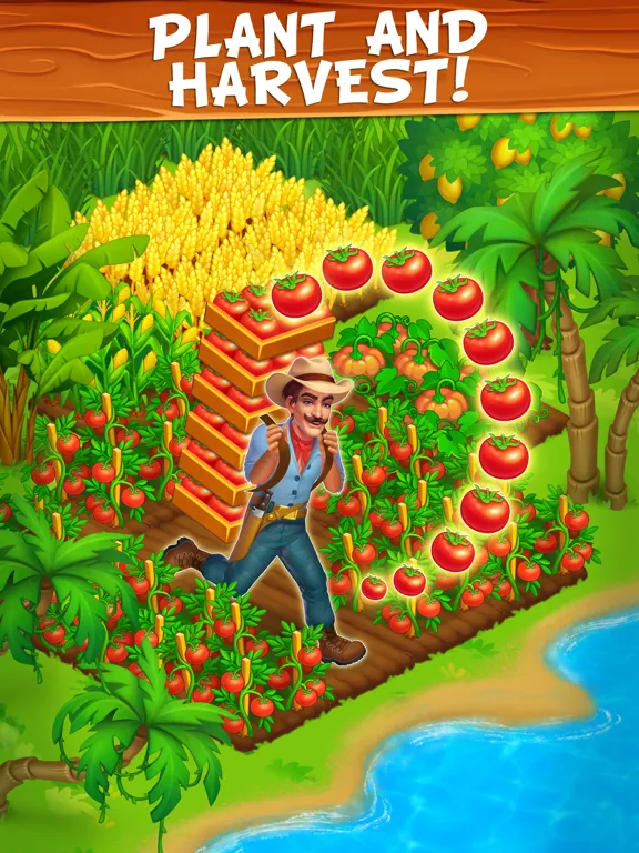 Скриншоты Farm Island - Journey Story iPad 