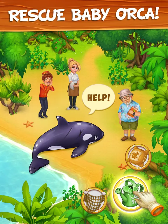 Скриншоты Farm Island - Journey Story iPad 