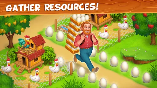 Farm Town Village Build Story स्क्रीनशॉट