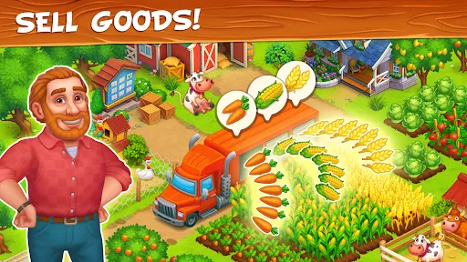 Farm Town Village Build Story स्क्रीनशॉट