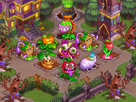 Idle Monster: Happy Mansion iPad  स्क्रीनशॉट