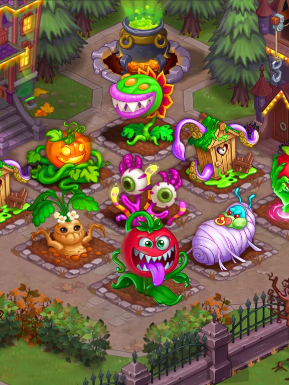 Idle Monster: Happy Mansion iPad  स्क्रीनशॉट
