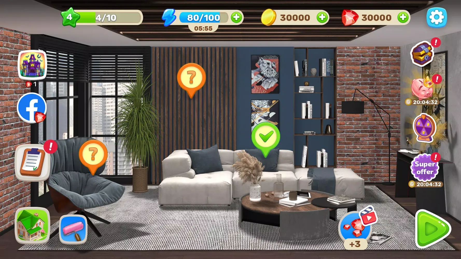 Tangkapan layar Merge House - Design Makeover