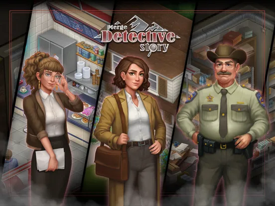 تصاویر Merge Detective mystery story iPad 