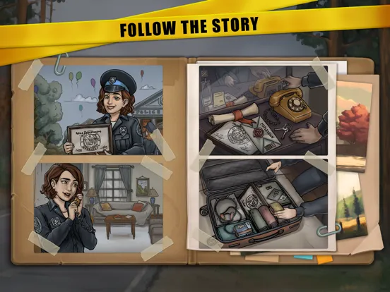 تصاویر Merge Detective mystery story iPad 