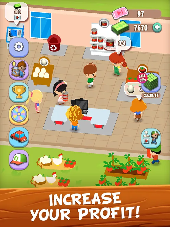 Captures d'écran de My Mini Mini 3D Farm Town Mart iPad 