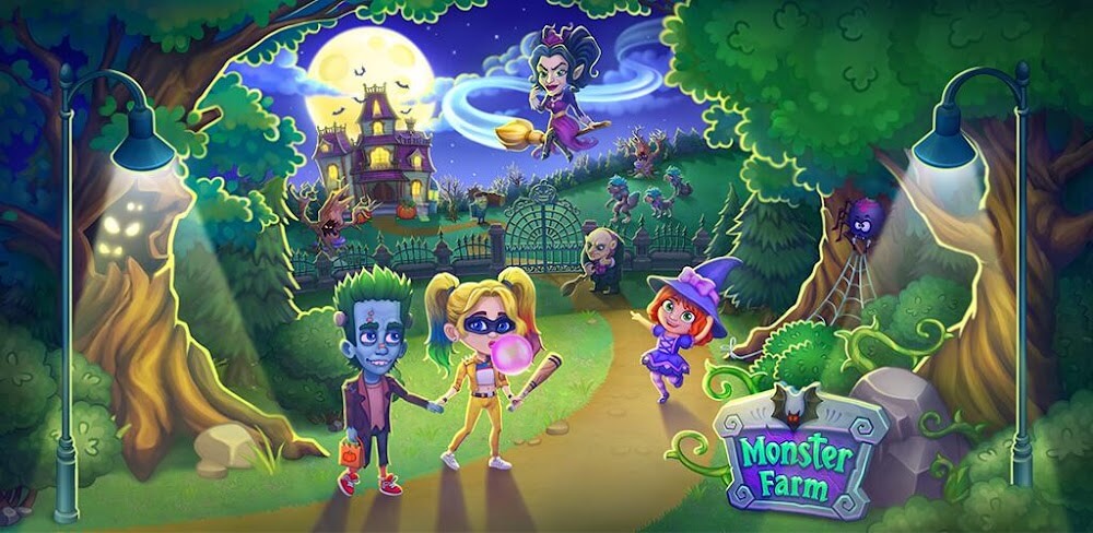 Monster Farm. Family Halloween