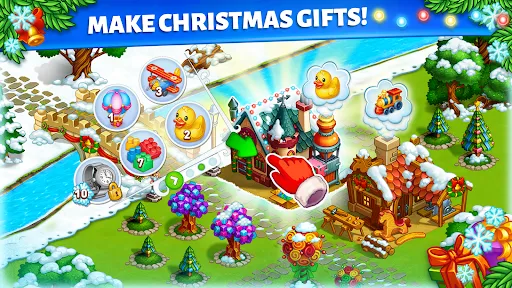 Snow Farm - Santa Family story应用截图