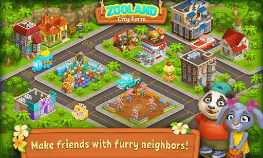 Captures d'écran de Farm Zoo Happy Day in Pet City