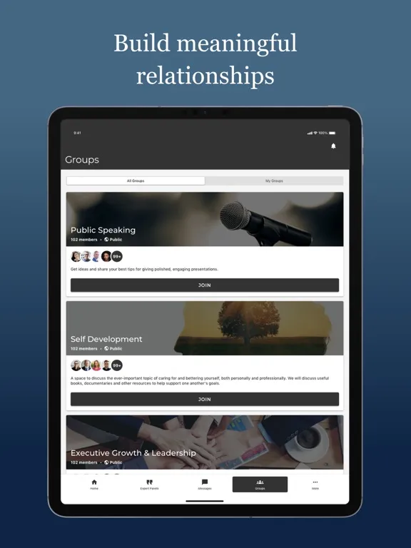 تصاویر Forbes Councils iPad 