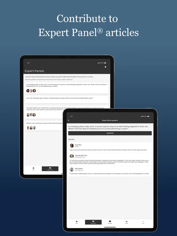 تصاویر Forbes Councils iPad 