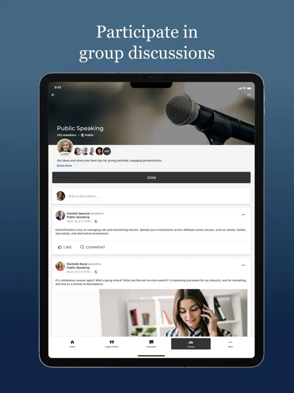 تصاویر Forbes Councils iPad 