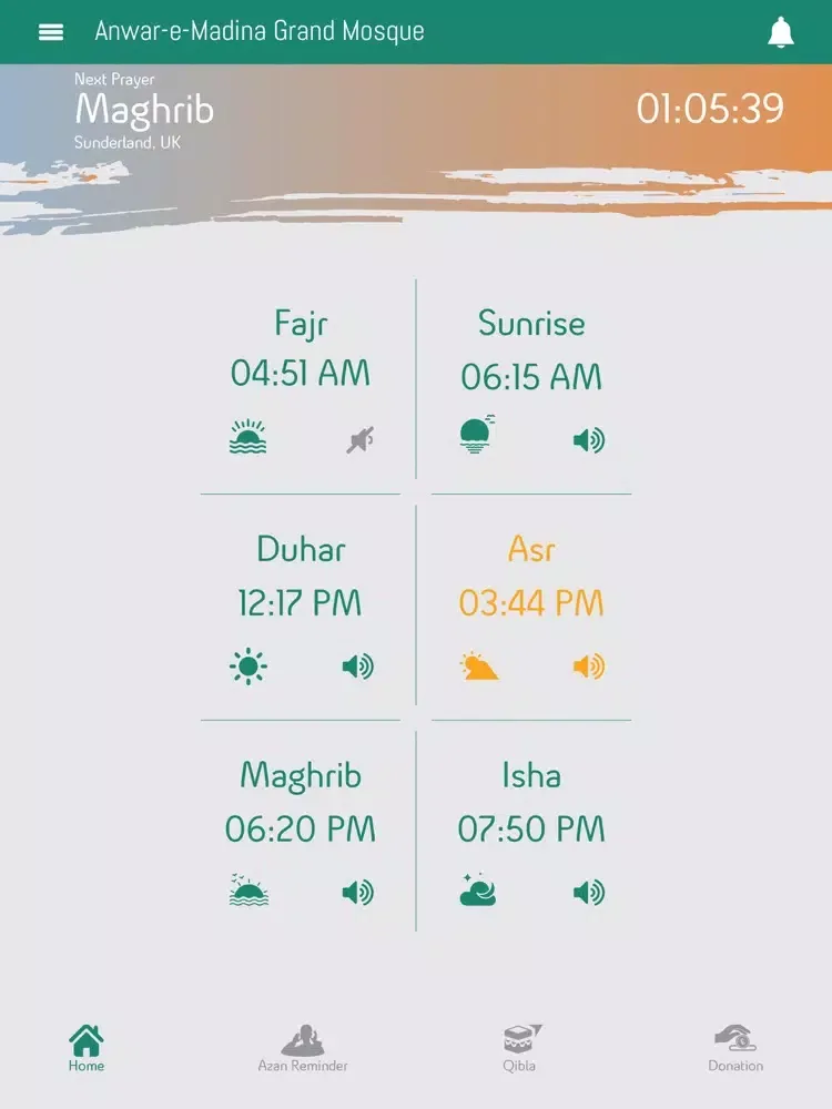 Jamia Mosque Sunderland iPad  スクリーンショット
