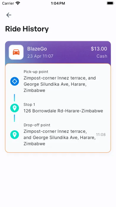 Ảnh chụp màn hình của BLAZE Driver - Drive and Earn