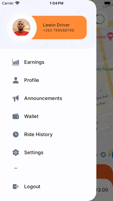 Ảnh chụp màn hình của BLAZE Driver - Drive and Earn