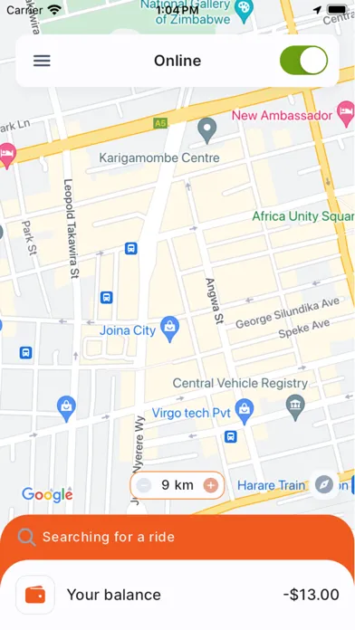 Ảnh chụp màn hình của BLAZE Driver - Drive and Earn