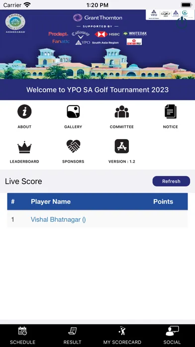 YPO SA Golf Tournament 2023 स्क्रीनशॉट