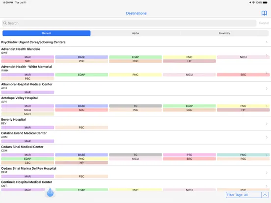 Captures d'écran de FireSync EMS iPad 
