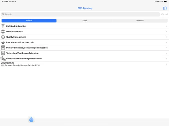 Captures d'écran de FireSync EMS iPad 