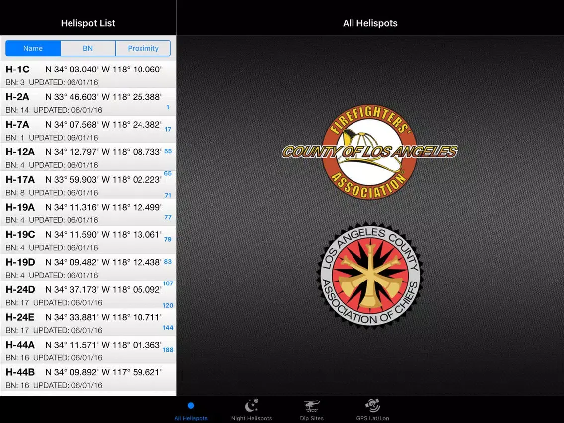 Helispots (Los Angeles County) iPad 應用截圖