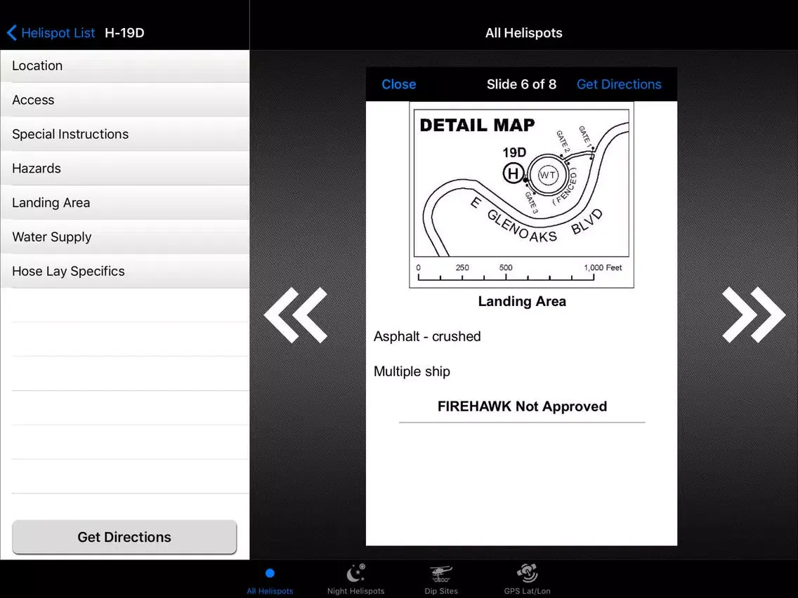 Helispots (Los Angeles County) iPad 應用截圖