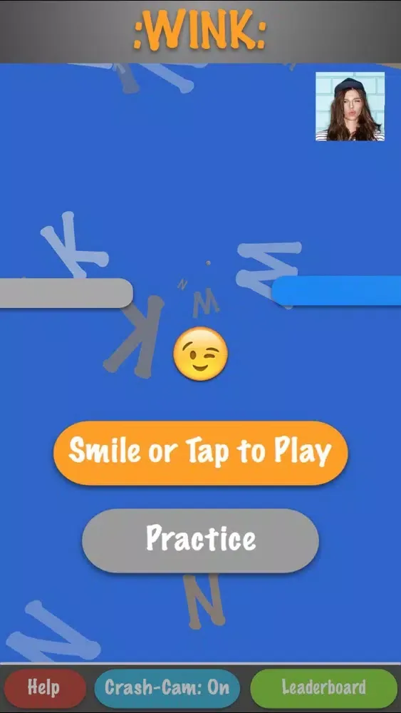 Tangkapan layar Wink - The game you play with your face