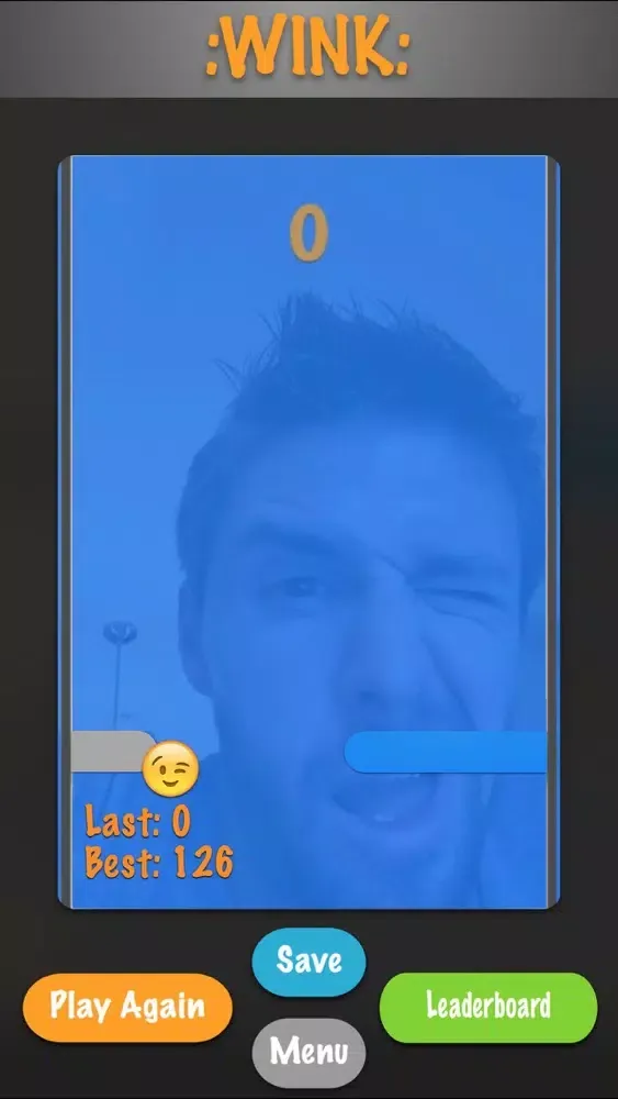 Tangkapan layar Wink - The game you play with your face