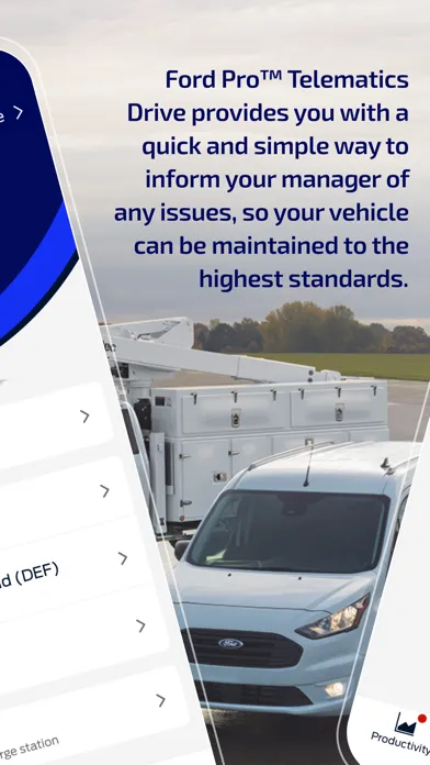 Скриншоты Ford Pro Telematics Drive