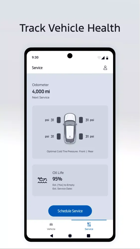 FordPass™ Ekran Görüntüleri
