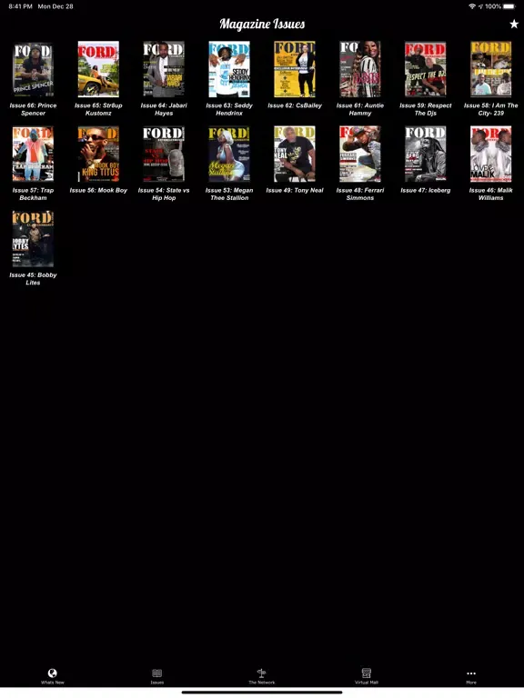 Ford Ent Magazine App iPad  Screenshots