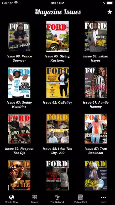 Ford Ent Magazine App Screenshots