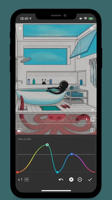Tangkapan layar Photo Curves - Color Grading
