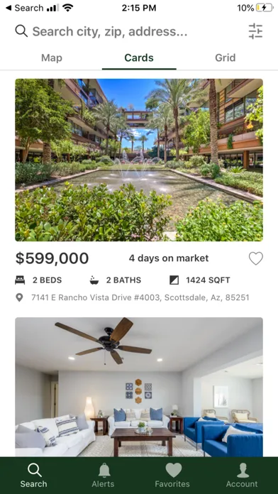 Tangkapan skrin Fore AZ Homes