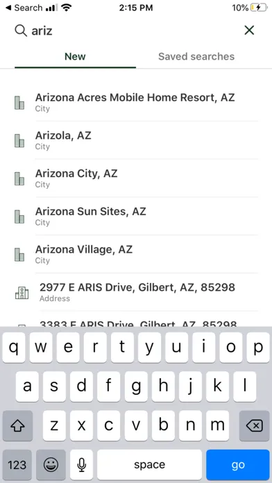 Tangkapan skrin Fore AZ Homes