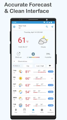 Foreca Weather & Radar应用截图