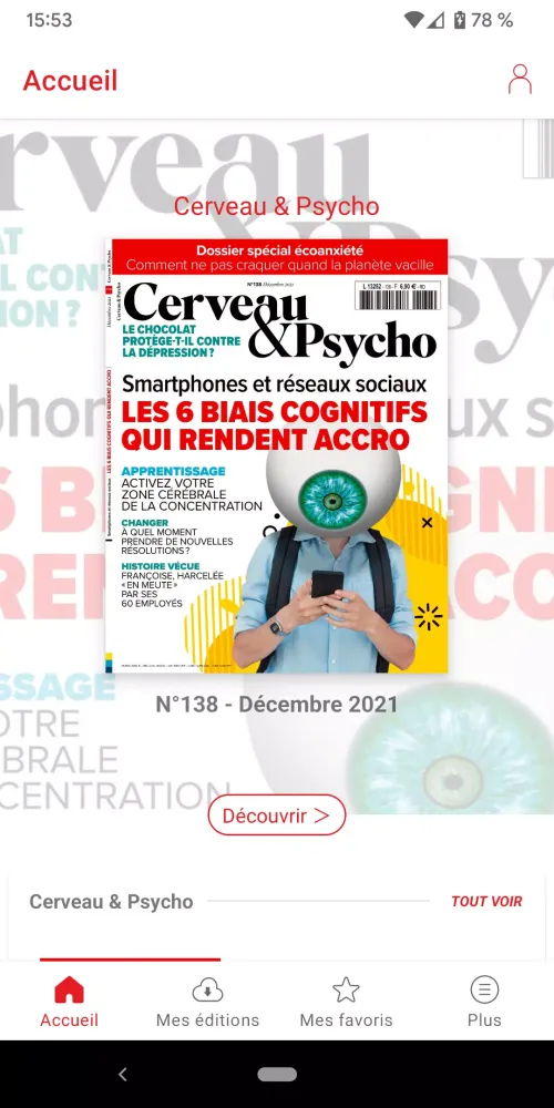 Screenshot di Cerveau & Psycho
