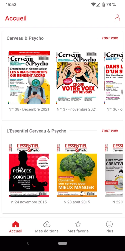 Screenshot di Cerveau & Psycho