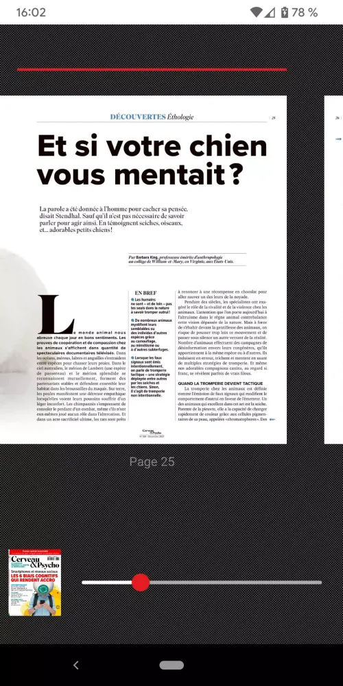 Screenshot di Cerveau & Psycho