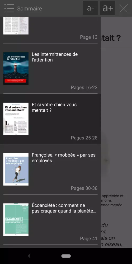 Screenshot di Cerveau & Psycho
