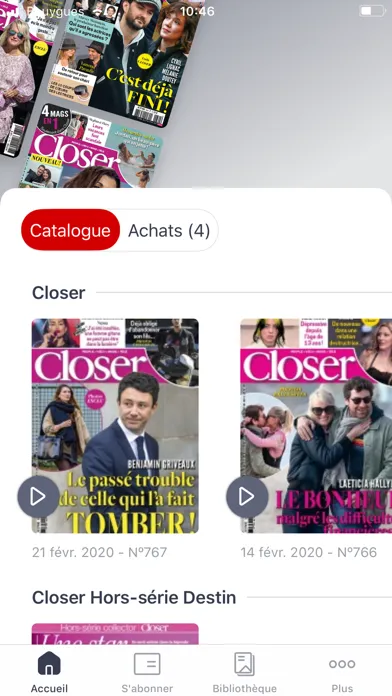 Closer Magazine Screenshots