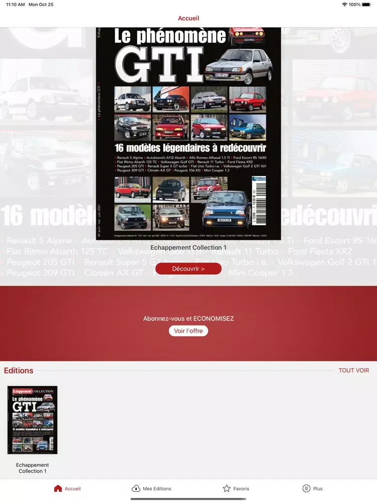 Echappement Collection iPad  Screenshots