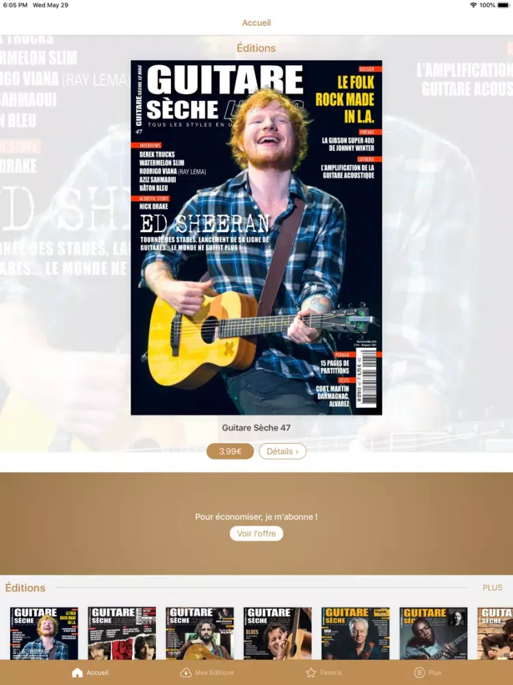 Guitare Sèche, Le Mag iPad  Screenshots